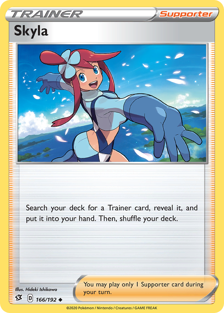 Skyla (166/192) [Sword & Shield: Rebel Clash] | Dumpster Cat Games