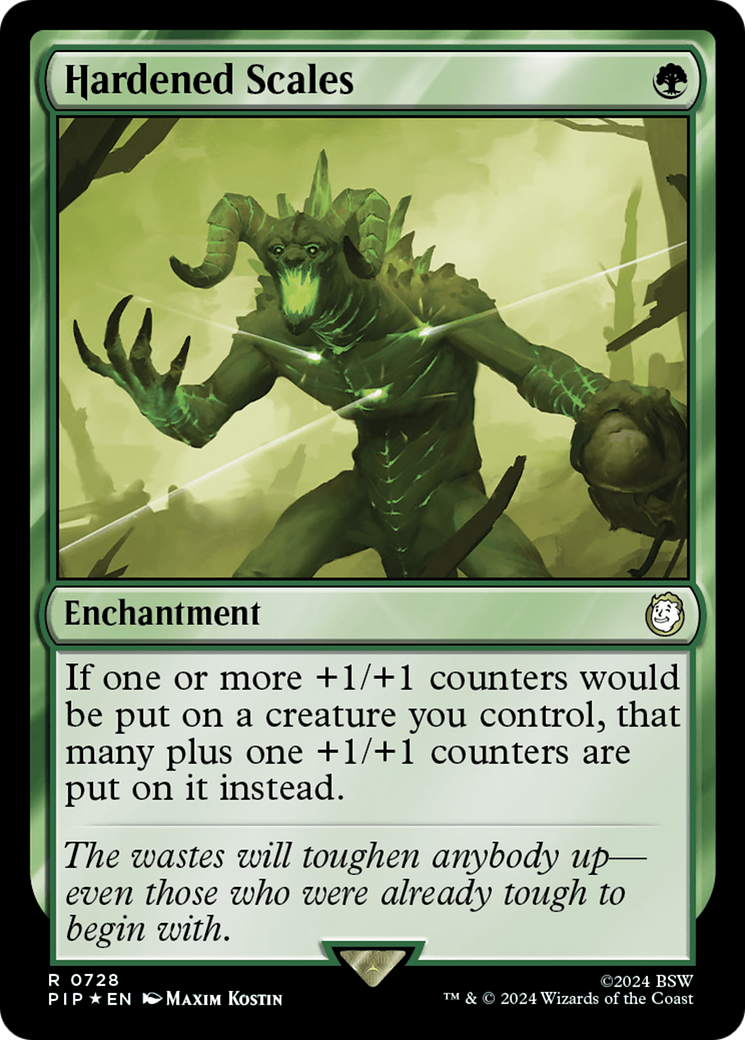 Hardened Scales (Surge Foil) [Fallout] | Dumpster Cat Games