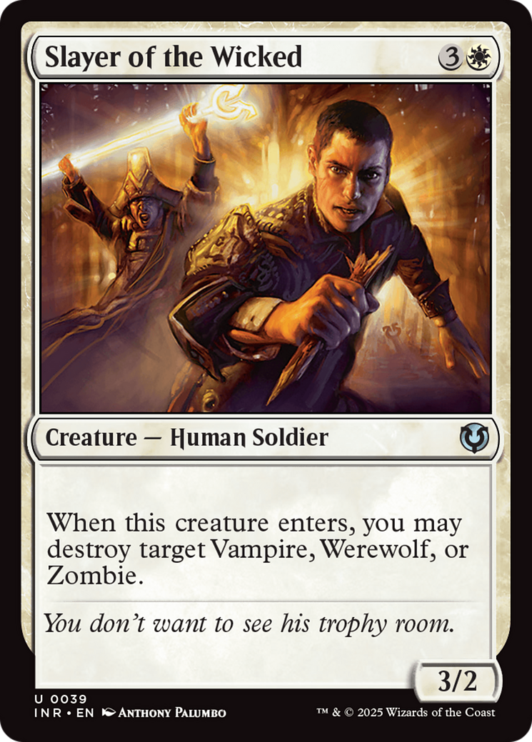 Slayer of the Wicked [Innistrad Remastered] | Dumpster Cat Games