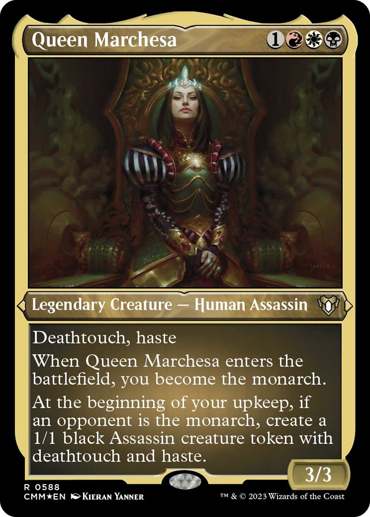Queen Marchesa (Foil Etched) [Commander Masters] | Dumpster Cat Games