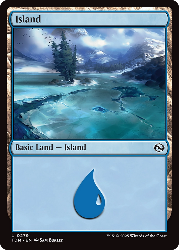 Island (0279) [Tarkir: Dragonstorm] | Dumpster Cat Games