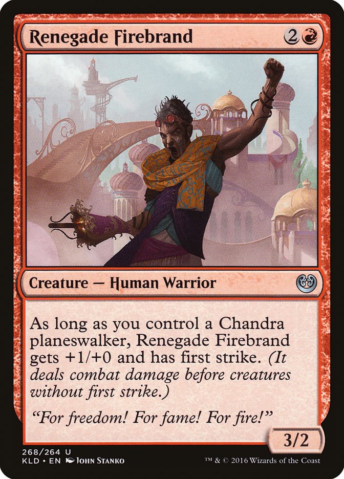 Renegade Firebrand [Kaladesh] | Dumpster Cat Games