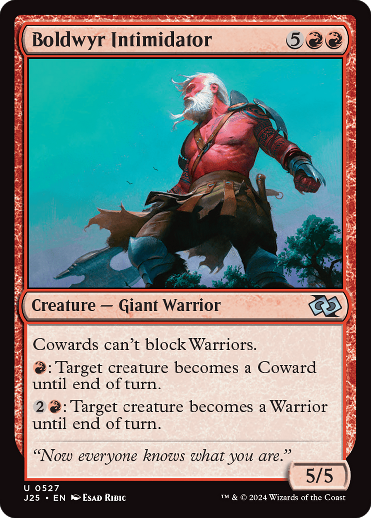 Boldwyr Intimidator [Foundations Jumpstart] | Dumpster Cat Games