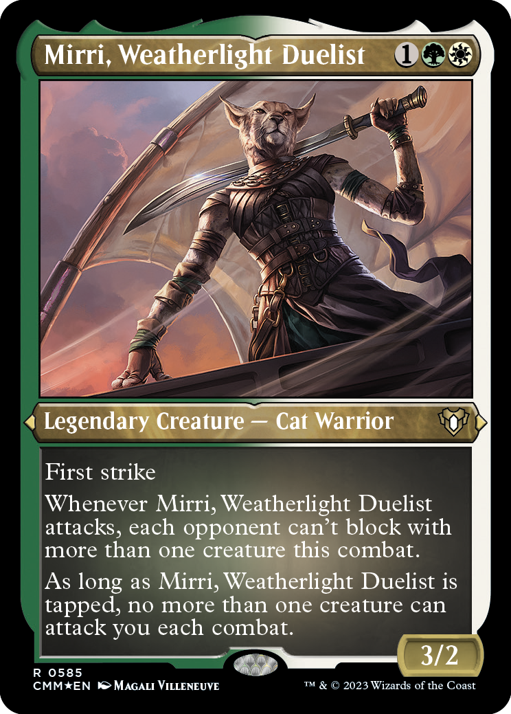 Mirri, Weatherlight Duelist (Foil Etched) [Commander Masters] | Dumpster Cat Games