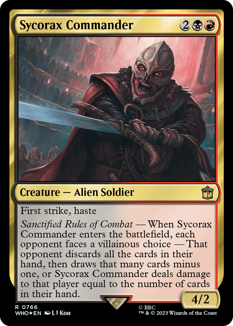 Sycorax Commander (Surge Foil) [Doctor Who] | Dumpster Cat Games