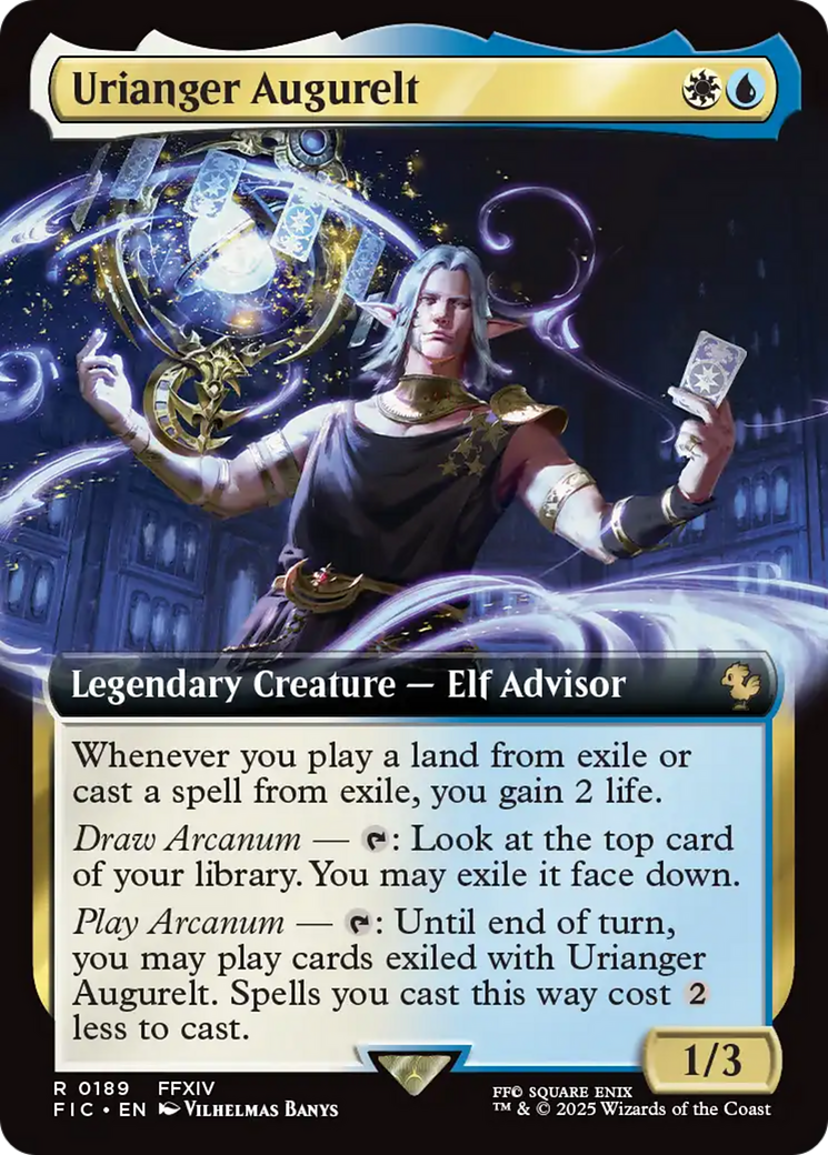 Urianger Augurelt (Extended Art) [FINAL FANTASY Commander] | Dumpster Cat Games