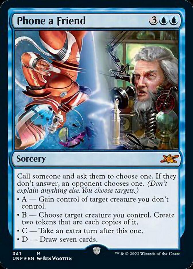 Phone a Friend (Galaxy Foil) [Unfinity] | Dumpster Cat Games