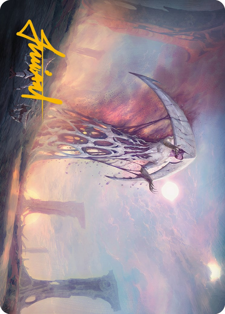 White Sun's Twilight Art Card (Gold-Stamped Signature) [Phyrexia: All Will Be One Art Series] | Dumpster Cat Games