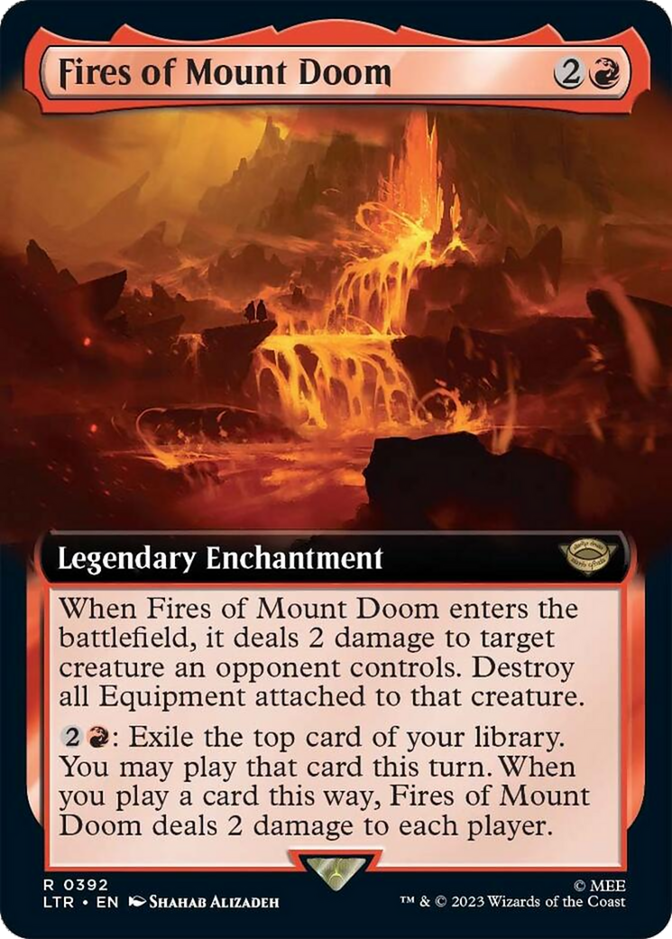 Fires of Mount Doom (Extended Art) [The Lord of the Rings: Tales of Middle-Earth] | Dumpster Cat Games