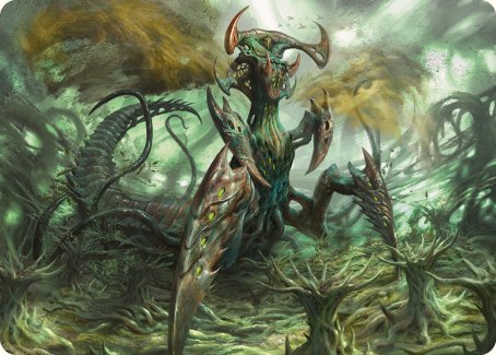 Zopandrel, Hunger Dominus Art Card [Phyrexia: All Will Be One Art Series] | Dumpster Cat Games