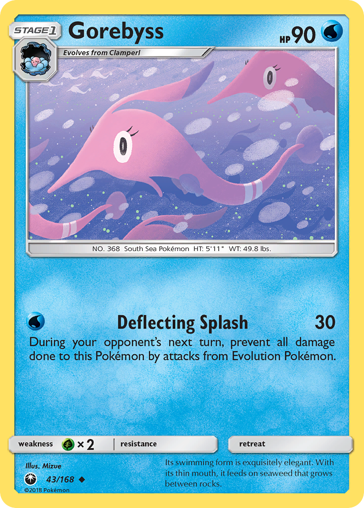 Gorebyss (43/168) [Sun & Moon: Celestial Storm] | Dumpster Cat Games