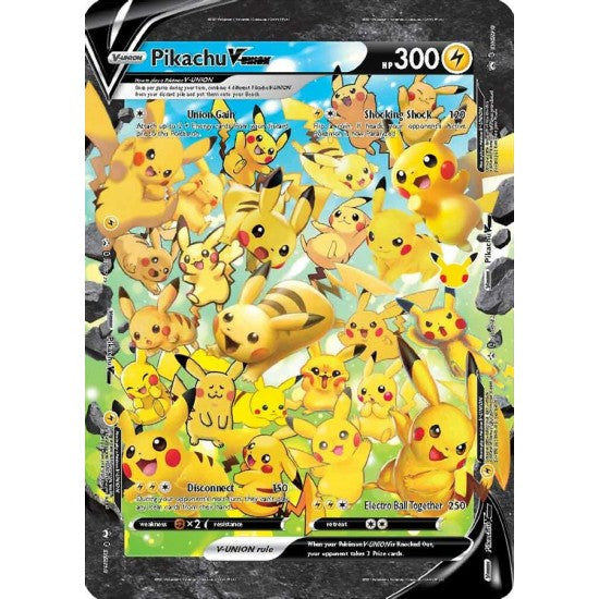 Pikachu V-UNION (Jumbo Card) [Sword & Shield: Black Star Promos] | Dumpster Cat Games