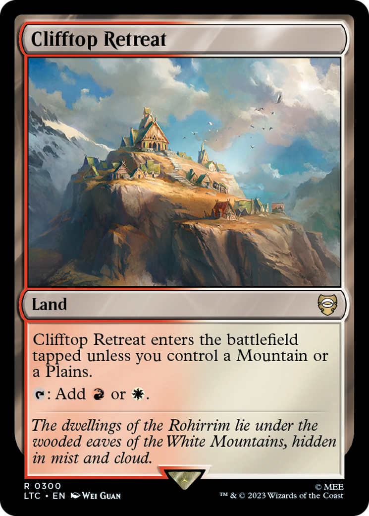 Clifftop Retreat [The Lord of the Rings: Tales of Middle-Earth Commander] | Dumpster Cat Games