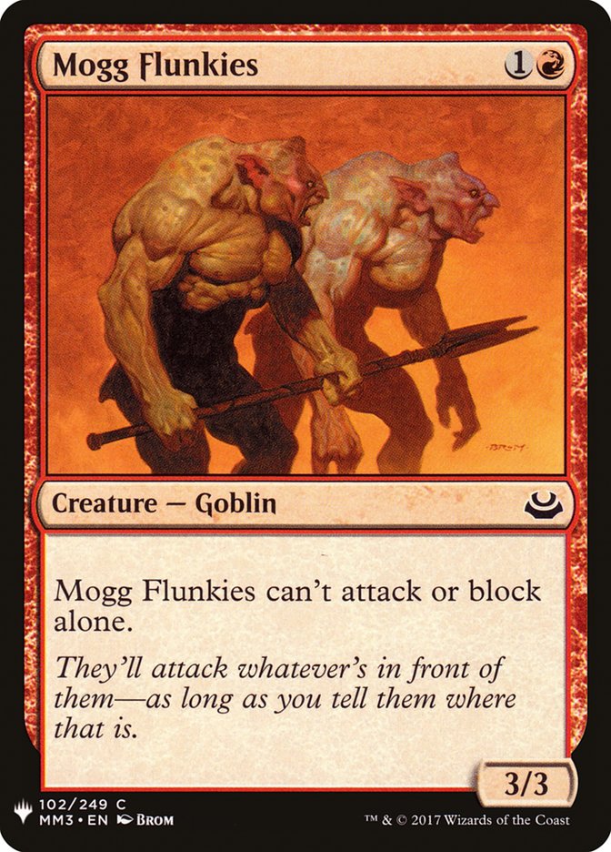 Mogg Flunkies [Mystery Booster] | Dumpster Cat Games