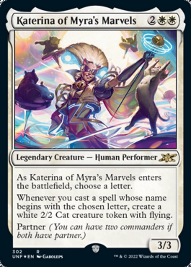 Katerina of Myra's Marvels (Galaxy Foil) [Unfinity] | Dumpster Cat Games