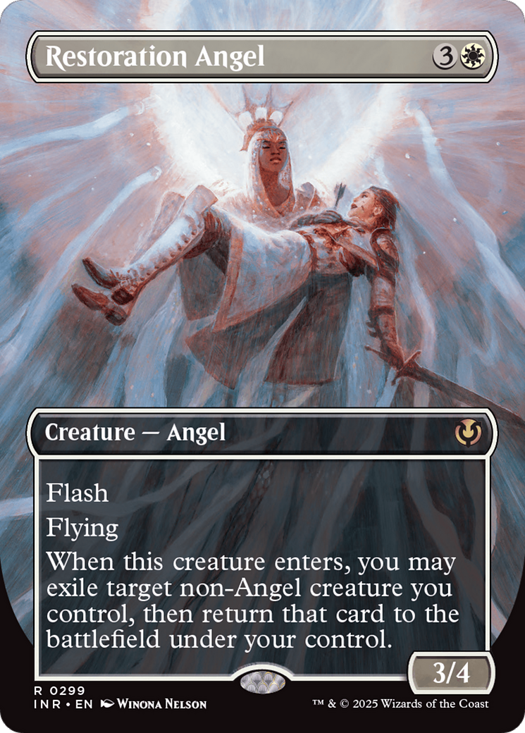 Restoration Angel (Borderless) [Innistrad Remastered] | Dumpster Cat Games