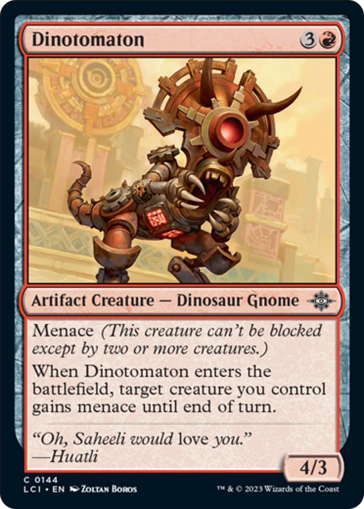Dinotomaton [The Lost Caverns of Ixalan] | Dumpster Cat Games