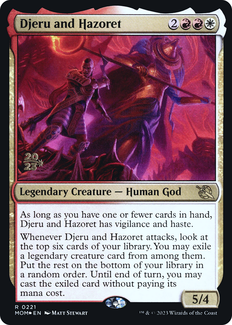 Djeru and Hazoret [March of the Machine Prerelease Promos] | Dumpster Cat Games