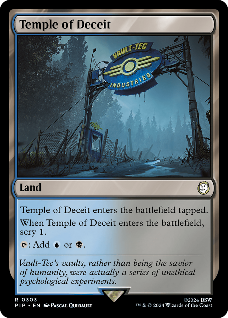 Temple of Deceit [Fallout] | Dumpster Cat Games