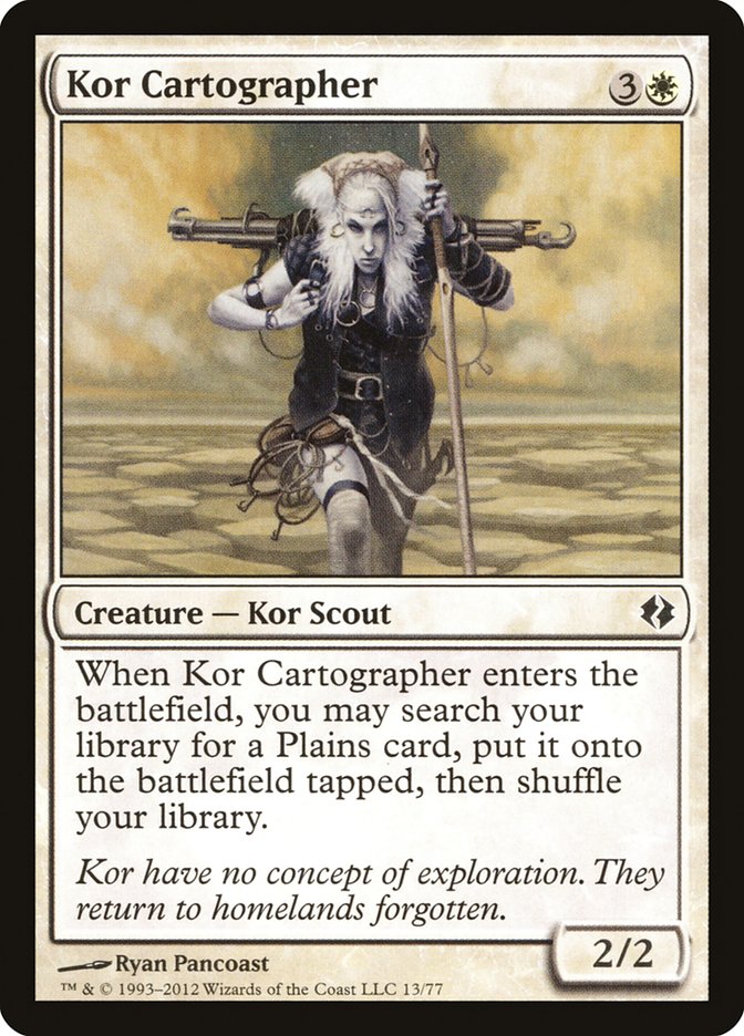 Kor Cartographer [Duel Decks: Venser vs. Koth] | Dumpster Cat Games