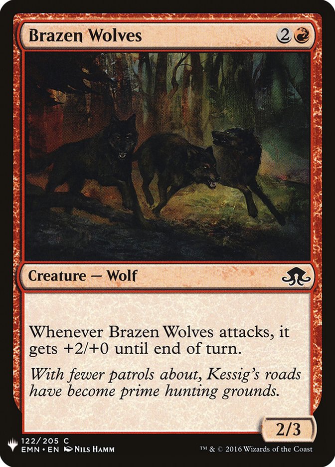Brazen Wolves [Mystery Booster] | Dumpster Cat Games