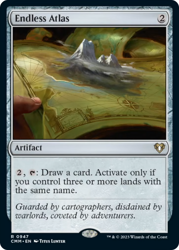 Endless Atlas [Commander Masters] | Dumpster Cat Games