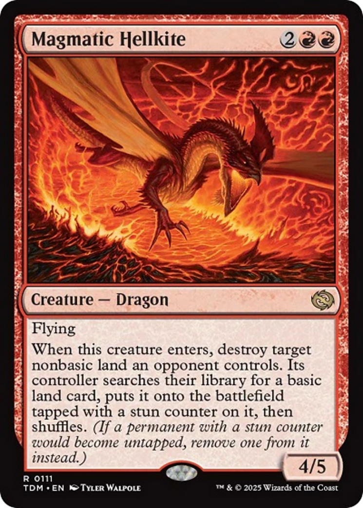 Magmatic Hellkite [Tarkir: Dragonstorm] | Dumpster Cat Games