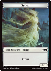 Angel // Spirit Double-Sided Token [Tarkir: Dragonstorm Commander Tokens] | Dumpster Cat Games