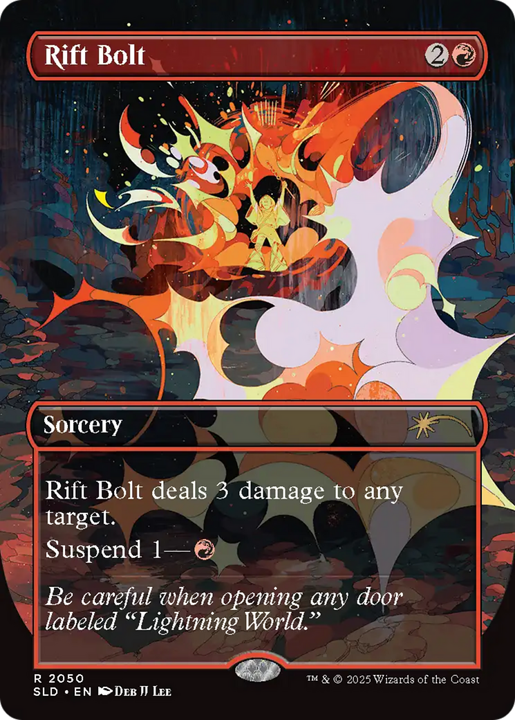 Rift Bolt (2050) (Rainbow Foil) [Secret Lair Drop Series] | Dumpster Cat Games