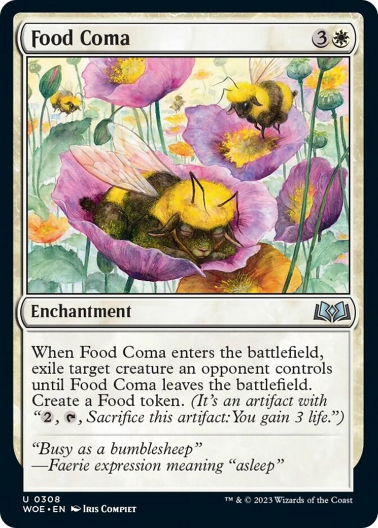 Food Coma [Wilds of Eldraine] | Dumpster Cat Games