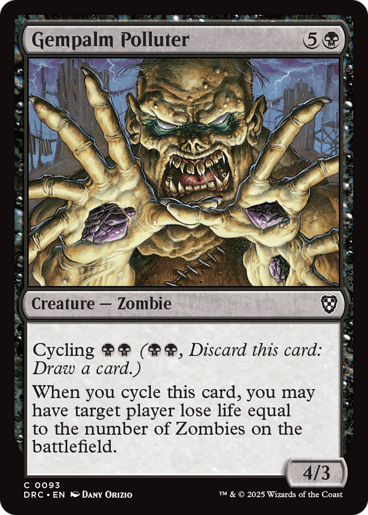 Gempalm Polluter [Aetherdrift Commander] | Dumpster Cat Games