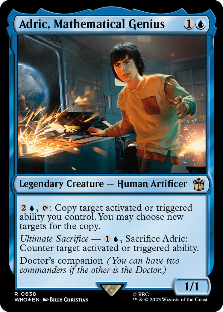 Adric, Mathematical Genius (Surge Foil) [Doctor Who] | Dumpster Cat Games