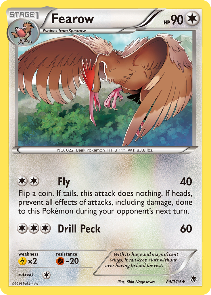 Fearow (79/119) [XY: Phantom Forces] | Dumpster Cat Games