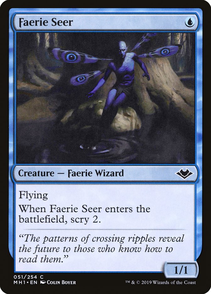 Faerie Seer [Modern Horizons] | Dumpster Cat Games
