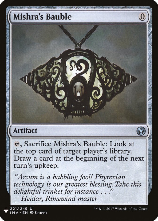 Mishra's Bauble [Mystery Booster] | Dumpster Cat Games