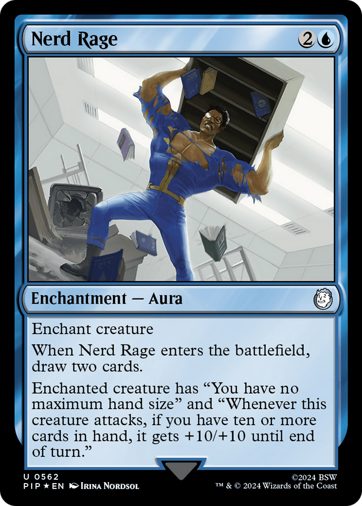 Nerd Rage (Surge Foil) [Fallout] | Dumpster Cat Games