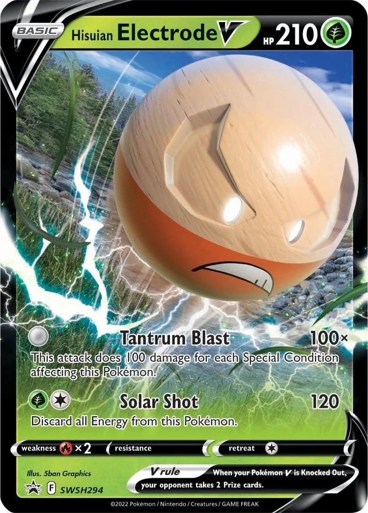 Hisuian Electrode V (SWSH294) [Sword & Shield: Black Star Promos] | Dumpster Cat Games