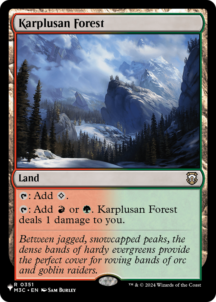 Karplusan Forest (M3C) [The List] | Dumpster Cat Games