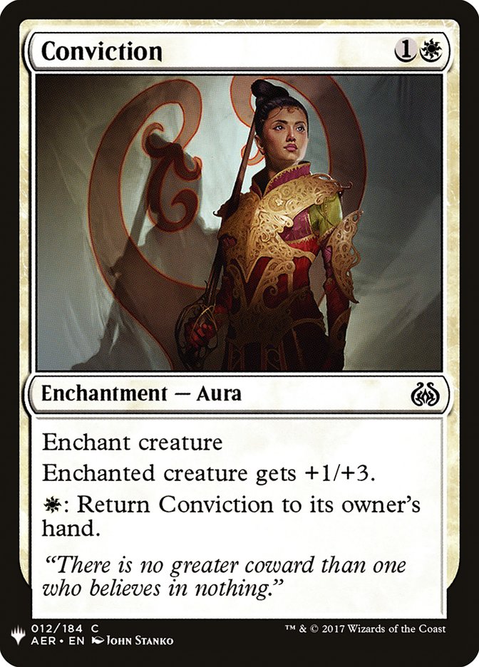 Conviction [Mystery Booster] | Dumpster Cat Games