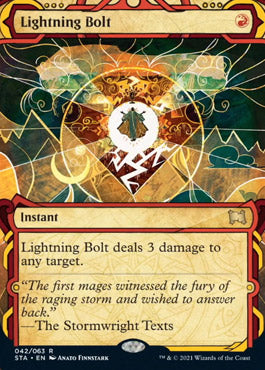 Lightning Bolt (Foil Etched) [Strixhaven: Mystical Archive] | Dumpster Cat Games