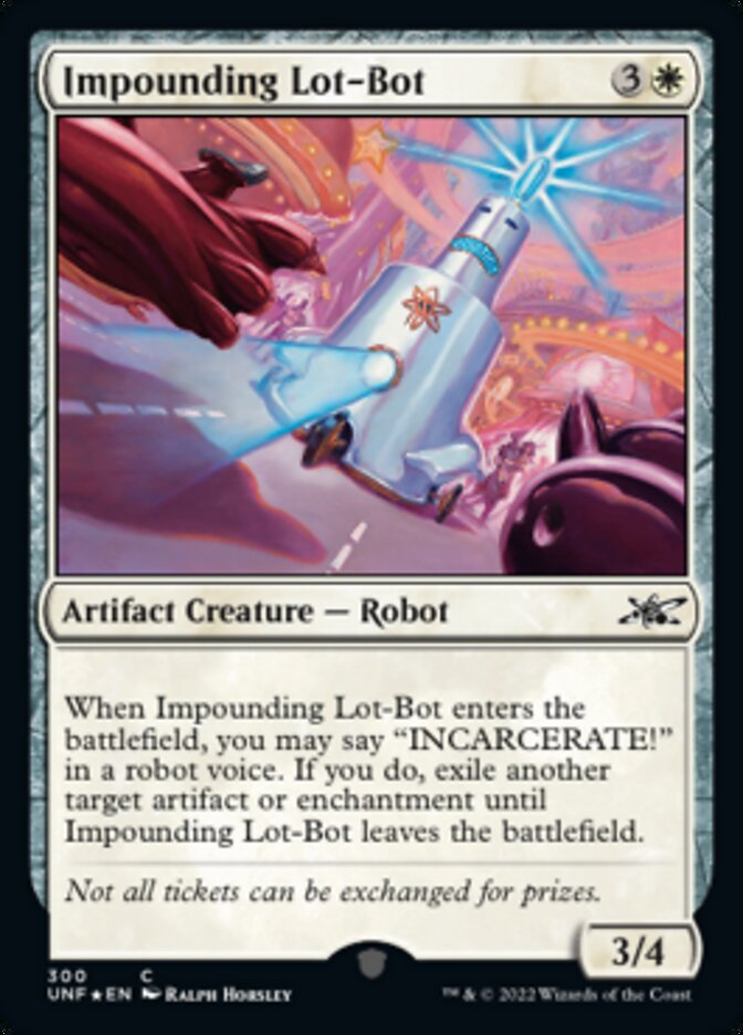 Impounding Lot-Bot (Galaxy Foil) [Unfinity] | Dumpster Cat Games