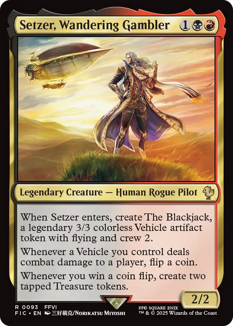 Setzer, Wandering Gambler [FINAL FANTASY Commander] | Dumpster Cat Games