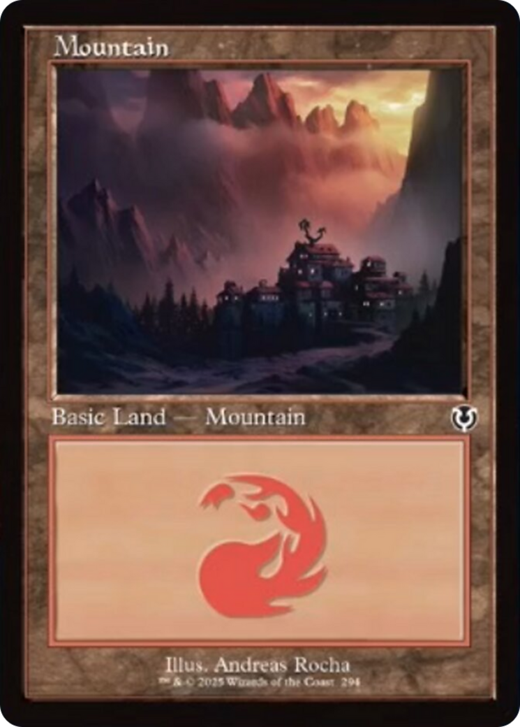Mountain (294) (Retro Frame) [Innistrad Remastered] | Dumpster Cat Games