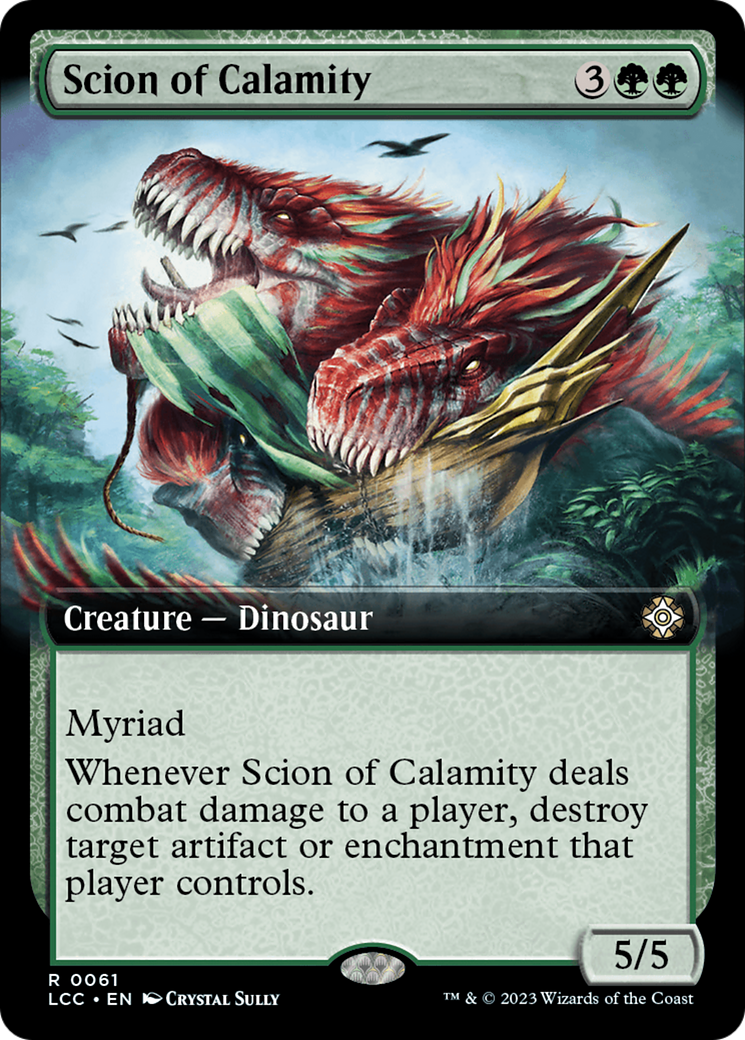 Scion of Calamity (Extended Art) [The Lost Caverns of Ixalan Commander] | Dumpster Cat Games