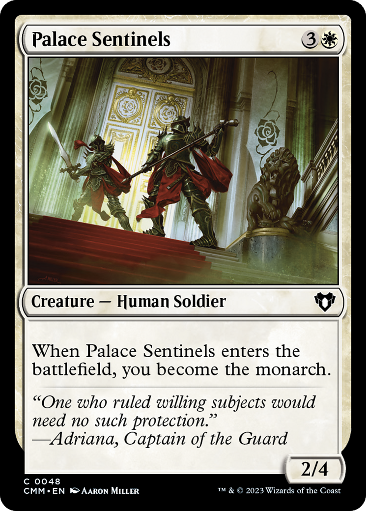 Palace Sentinels [Commander Masters] | Dumpster Cat Games