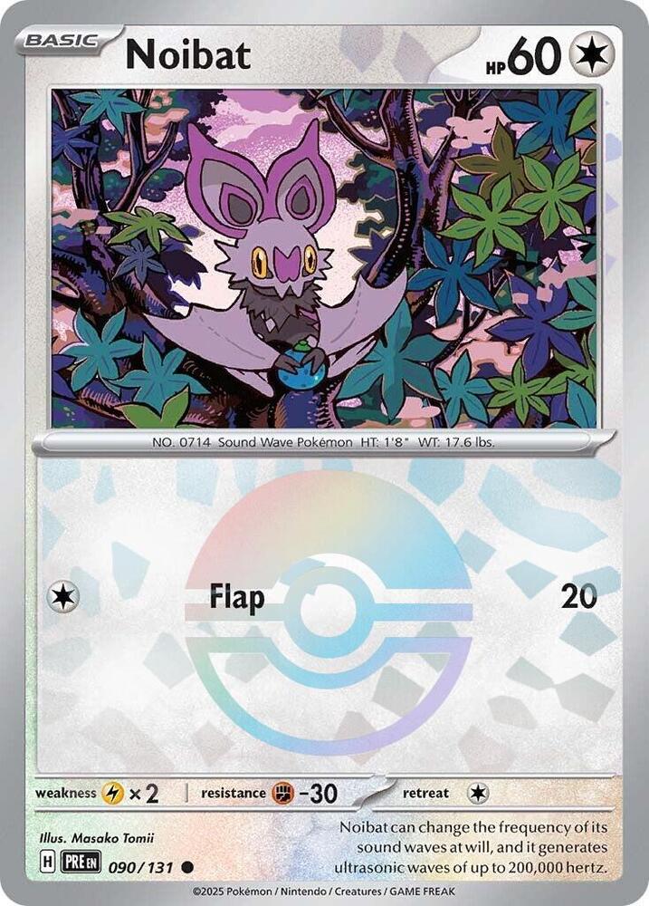 Noibat (090/131) (Poke Ball Pattern) [Scarlet & Violet: Prismatic Evolutions] | Dumpster Cat Games