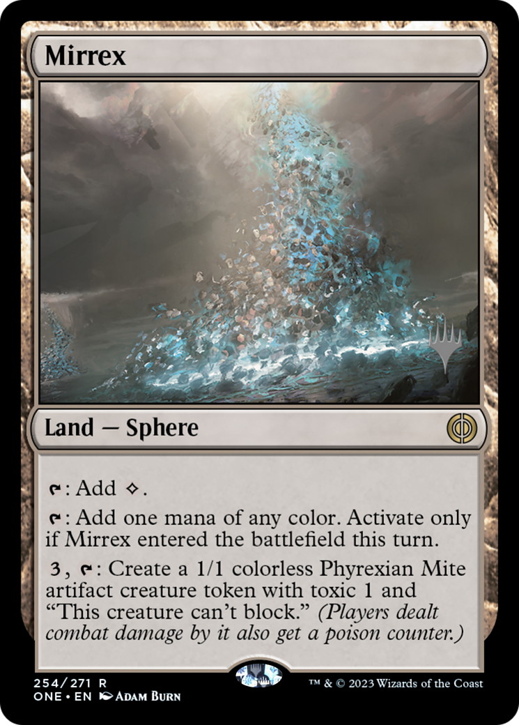 Mirrex (Promo Pack) [Phyrexia: All Will Be One Promos] | Dumpster Cat Games