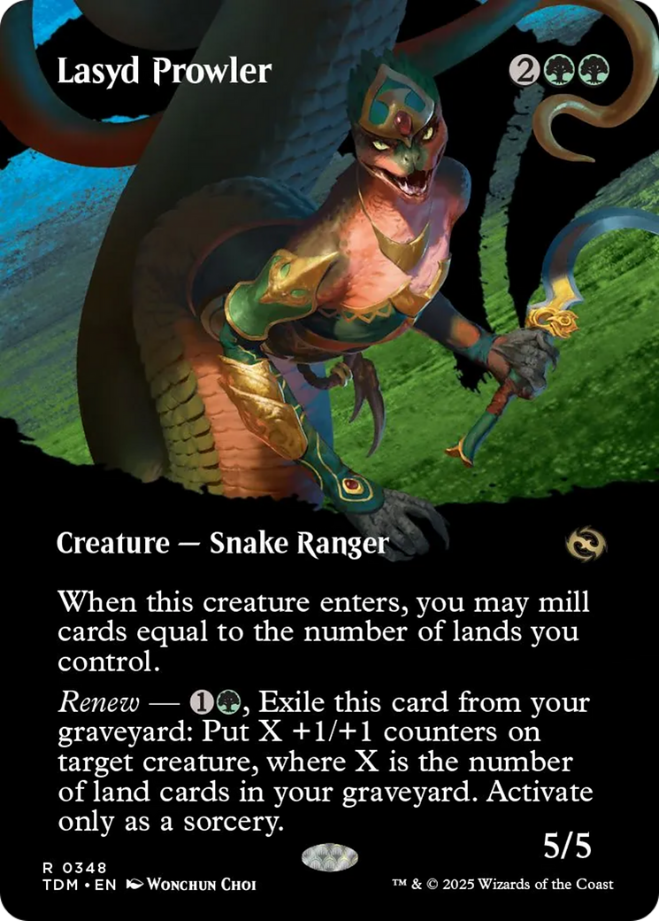 Lasyd Prowler (Borderless) [Tarkir: Dragonstorm] | Dumpster Cat Games