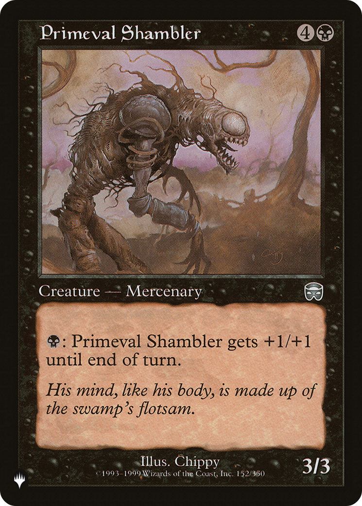 Primeval Shambler [The List] | Dumpster Cat Games