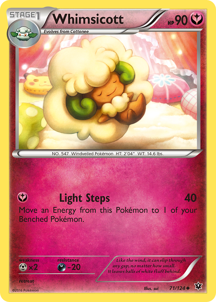 Whimsicott (71/124) [XY: Fates Collide] | Dumpster Cat Games
